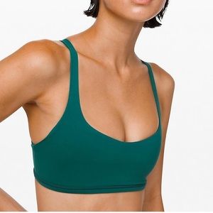 dark green free to be lulu lemon bra